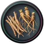 Supplement Facts panel for Saba Prime One with a list of herbal ingredients, alongside two women practicing yoga against a glowing blue background.